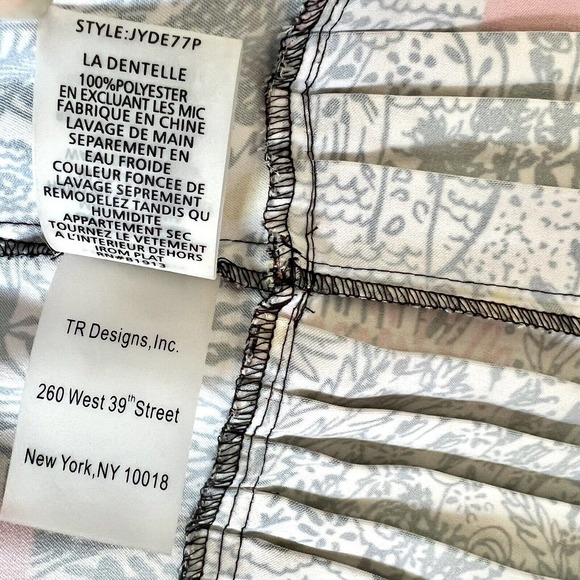 Plenty by Tracy Reese Petite XX-Small Floral Botanical Pleated Print Shift Dress - Picture 14 of 15